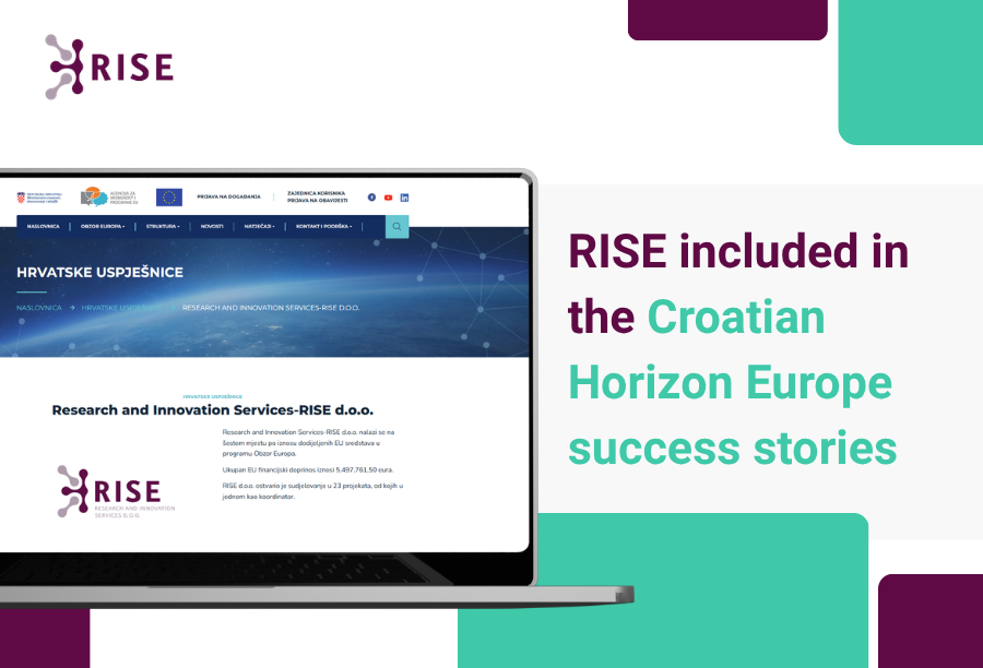 RISE included in the Croatian Horizon Europe success stories